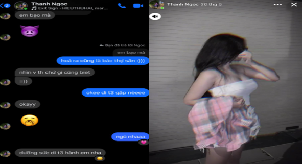 Thanh ngọc 2k6 fb dating. em nó nói chuyện dễ vào việc quá