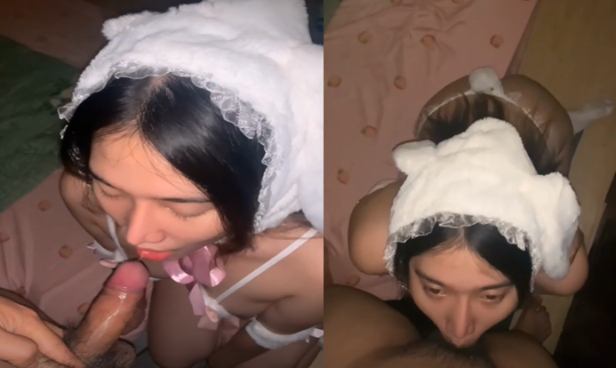 Cô chủ nhỏ này xinh quá 2 clip