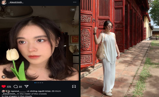 Kiều trinh xinh xắn đúng kiểu hot girl