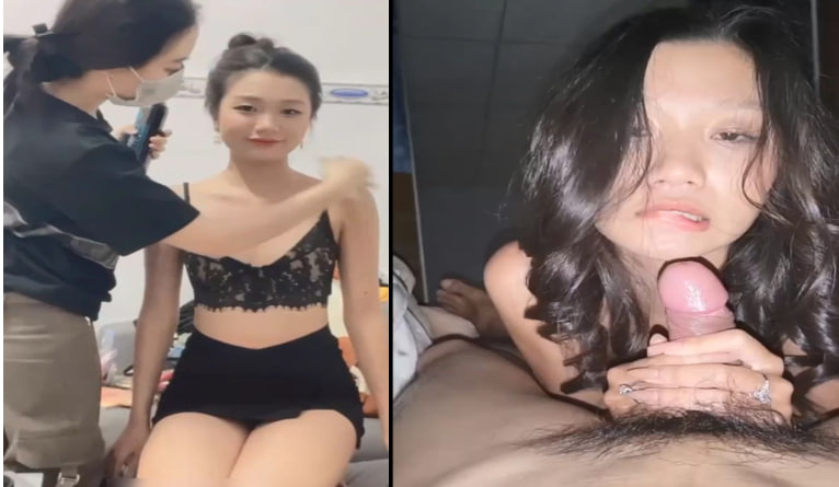 tiktoker mẫu ảnh lộ clip nuốt tinh nyc